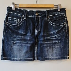 Warehouse One 32" Waist Dark Wash Denim Skirt